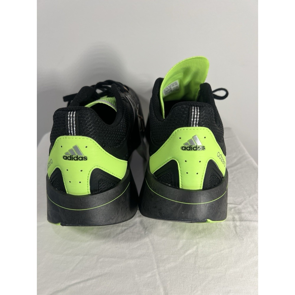 adidas Adizero Aruku Mens 12 Black Gray Neon Green Swirlfoam Sneakers NWT - Picture 5 of 11